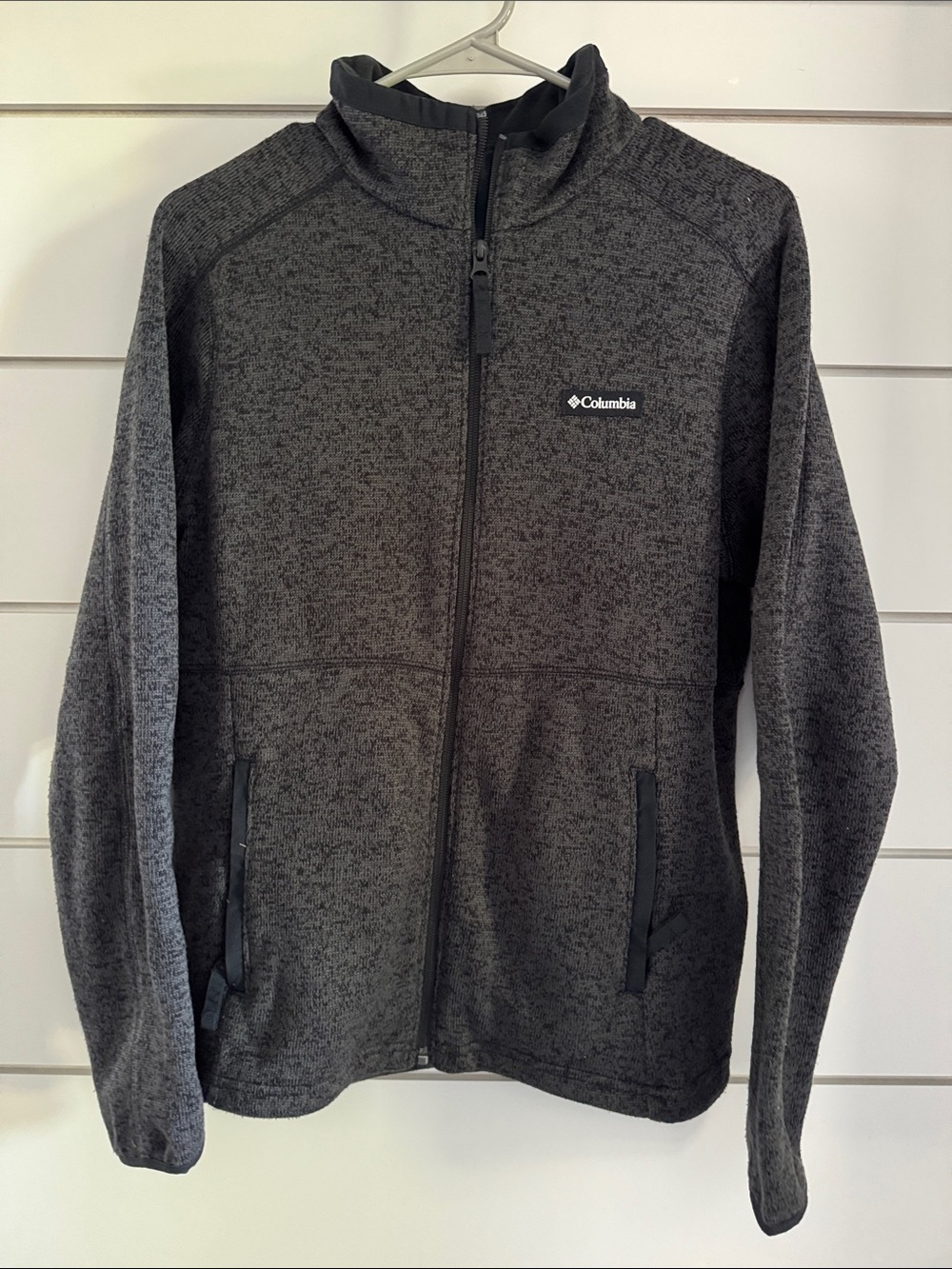 Columbia Women’s Heathered Charcoal Full-Zip Jacket
